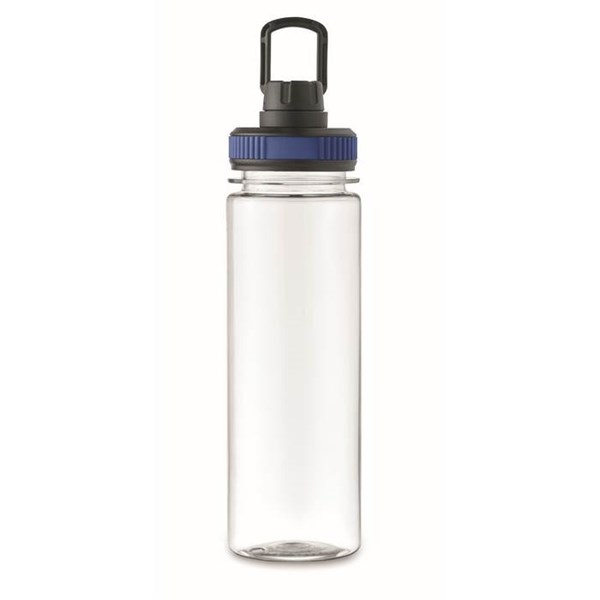 Obrázky: Láhev z RPET 750ml, PP černé víčko a modré detaily, Obrázek 9
