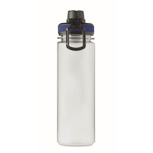 Obrázky: Láhev z RPET 750ml, PP černé víčko a modré detaily, Obrázek 10