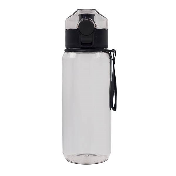 Obrázky: Láhev z trit. 680 ml s ukaz. pitného režimu, černá