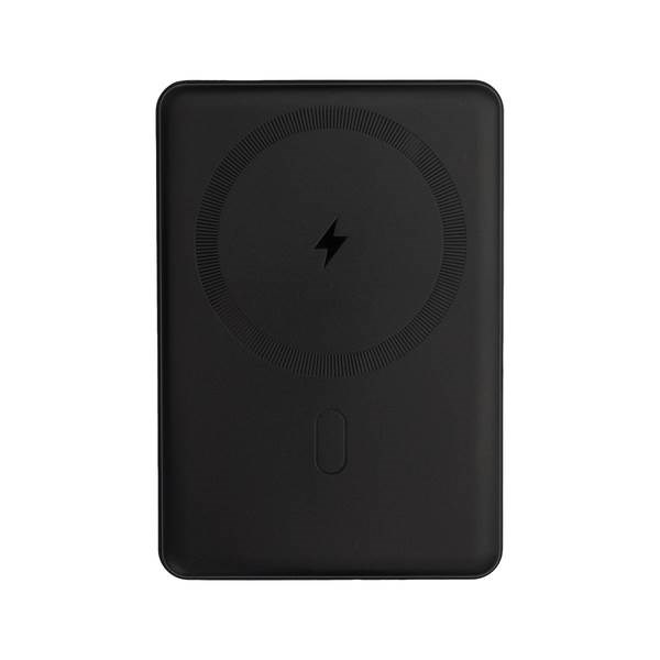 Obrázky: Magnet.powerbanka 5 000 mAh s bezdrát.nab., černá, Obrázek 4