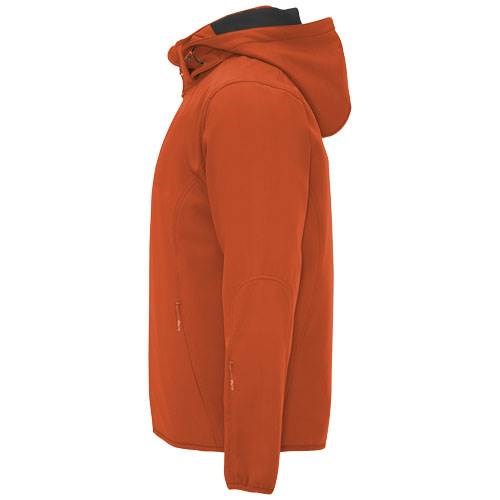 Obrázky: Oranžová unisex softshellová bunda Siberia M, Obrázek 15