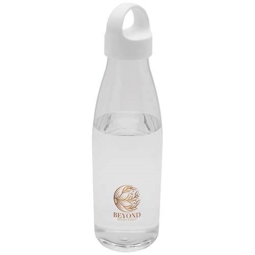 Obrázky: Láhev na vodu z recykl. plastu 800 ml, transparent, Obrázek 5
