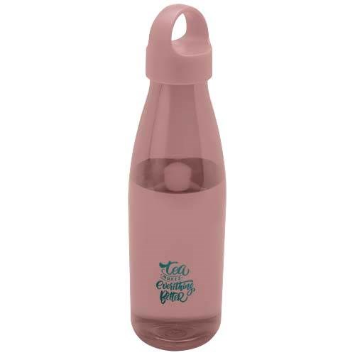 Obrázky: Láhev na vodu z recykl. plastu 800 ml, růžová, Obrázek 5