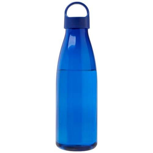 Obrázky: Láhev na vodu z recykl. plastu 800 ml, modrá, Obrázek 3