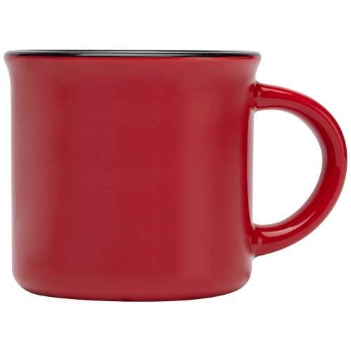 Obrázky: Retro keramický hrnek 240 ml v krabičce, červená, Obrázek 6