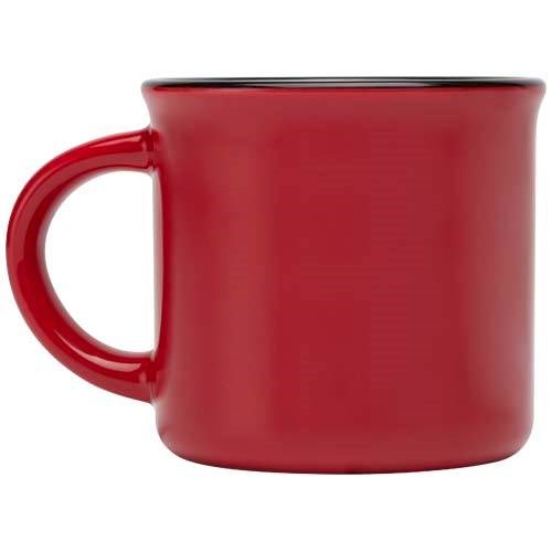 Obrázky: Retro keramický hrnek 240 ml v krabičce, červená, Obrázek 7