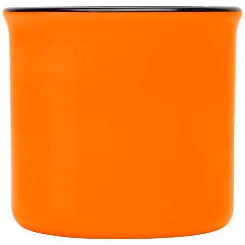 Obrázky: Retro keramický hrnek 240 ml v krabičce, oranžová, Obrázek 3