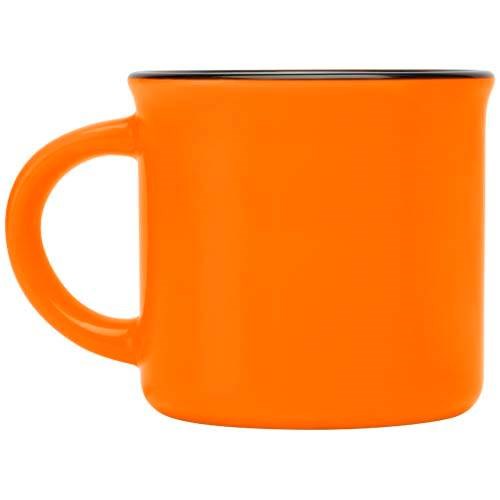 Obrázky: Retro keramický hrnek 240 ml v krabičce, oranžová, Obrázek 7