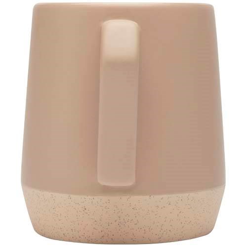 Obrázky: Keram. hrnek 300 ml matný povrch béžová/neglazov., Obrázek 2