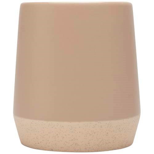 Obrázky: Keram. hrnek 300 ml matný povrch béžová/neglazov., Obrázek 4