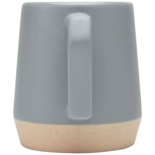 Obrázky: Keram. hrnek 300 ml matný povrch šedá/neglazov., Obrázek 2