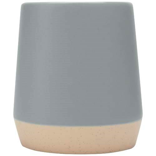 Obrázky: Keram. hrnek 300 ml matný povrch šedá/neglazov., Obrázek 4