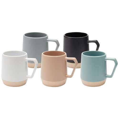 Obrázky: Keram. hrnek 300 ml matný povrch šedá/neglazov., Obrázek 5