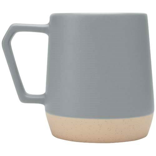 Obrázky: Keram. hrnek 300 ml matný povrch šedá/neglazov., Obrázek 9