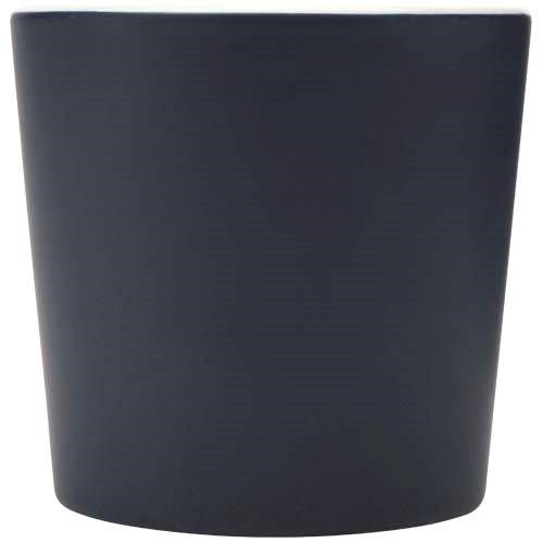 Obrázky: Keramický hrnek 370 ml, matný povrch, modro/bílý, Obrázek 4