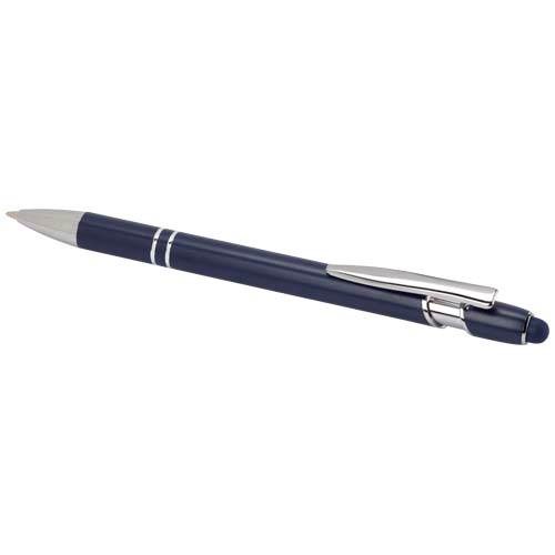 Obrázky: Hliník. kuličkové pero modro/stříbrné, stylus, MN, Obrázek 3