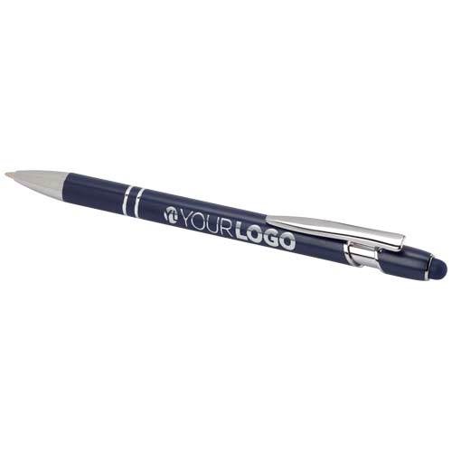 Obrázky: Hliník. kuličkové pero modro/stříbrné, stylus, MN, Obrázek 5
