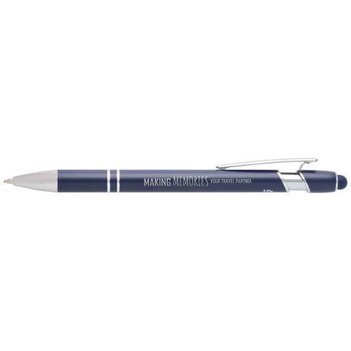 Obrázky: Hliník. kuličkové pero modro/stříbrné, stylus, MN, Obrázek 7
