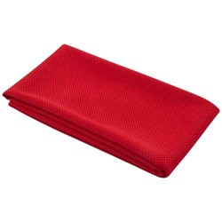 Obrázky: Polyester. sportovní ručník 30×80 cm, červená