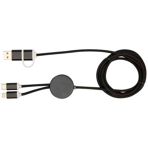 Obrázky: Černý rychlonabíjecí 27W kabel 5v1, 150 cm, hliník, Obrázek 7