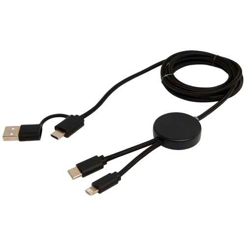 Obrázky: Černý rychlonabíjecí 27W kabel 5v1, 150 cm, plast, Obrázek 4