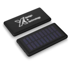 Obrázky: SCX solární powerbanka 8000 mAh se svítícím logem
