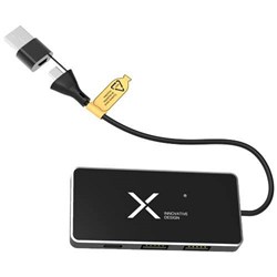 Obrázky: USB hub 8v1 SCX s 6 porty, svítící logo