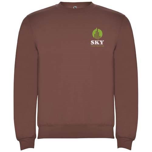 Obrázky: Unisex mikina Clasica 280, hnědo-červená XXXL, Obrázek 5