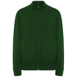 Obrázky: Zelená unisex mikina na zip Ulan 280, XXXL