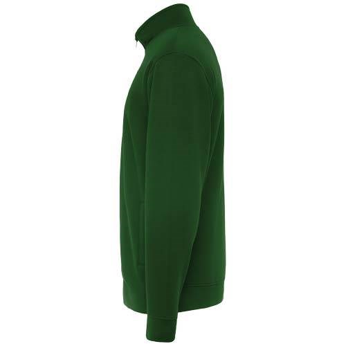 Obrázky: Zelená unisex mikina na zip Ulan 280, XL, Obrázek 3