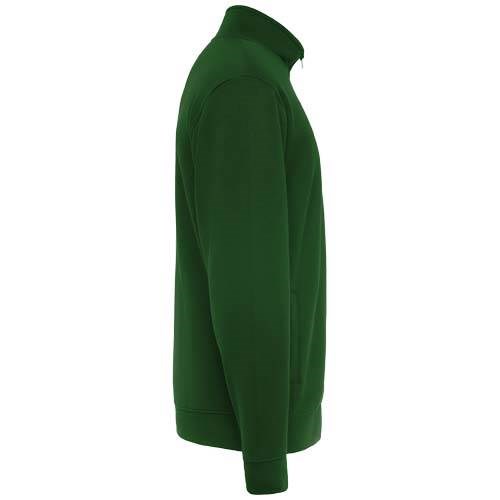 Obrázky: Zelená unisex mikina na zip Ulan 280, XL, Obrázek 4