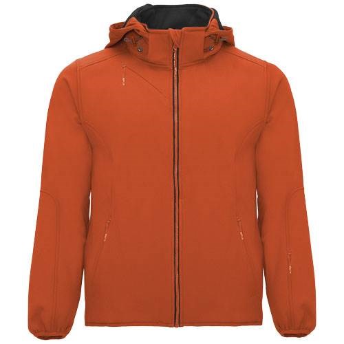 Obrázky: Oranžová unisex softshellová bunda Siberia M, Obrázek 17
