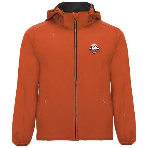 Obrázky: Oranžová unisex softshellová bunda Siberia XS, Obrázek 19