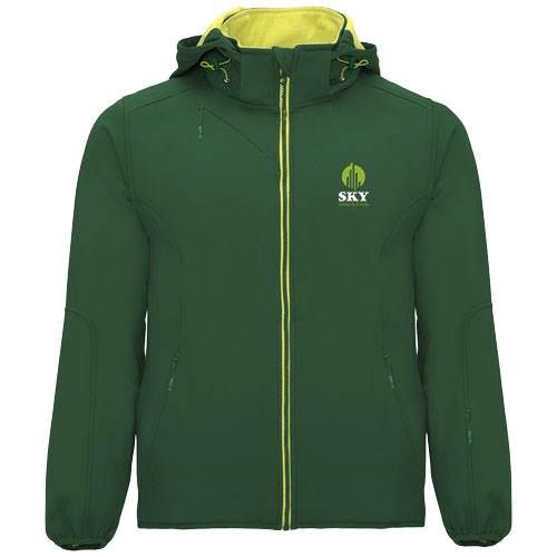 Obrázky: Zelená unisex softshellová bunda Siberia XL, Obrázek 19