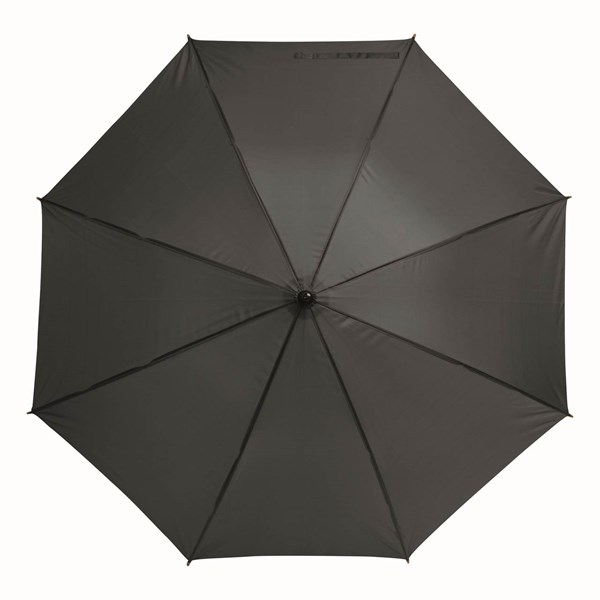 Obrázky: Šedý automatický deštník se zahnutou ručkou, Obrázek 2