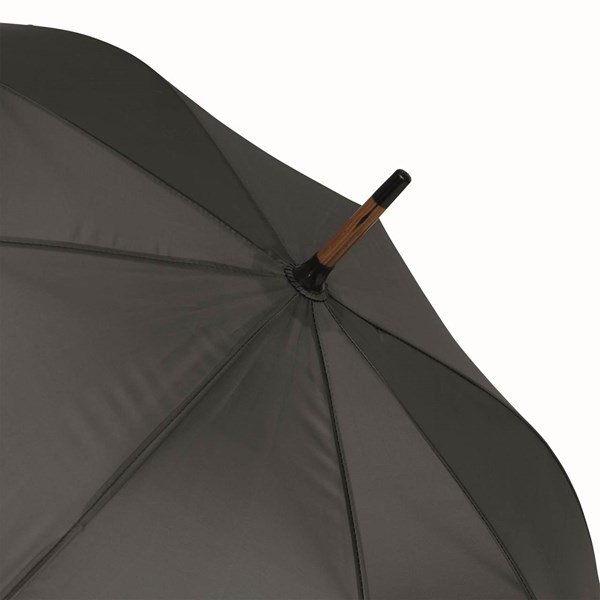 Obrázky: Šedý automatický deštník se zahnutou ručkou, Obrázek 5