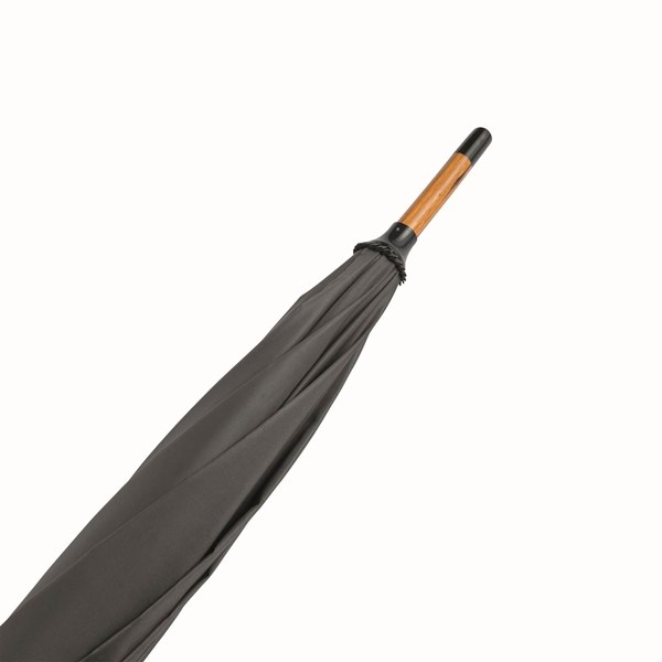 Obrázky: Šedý automatický deštník se zahnutou ručkou, Obrázek 7