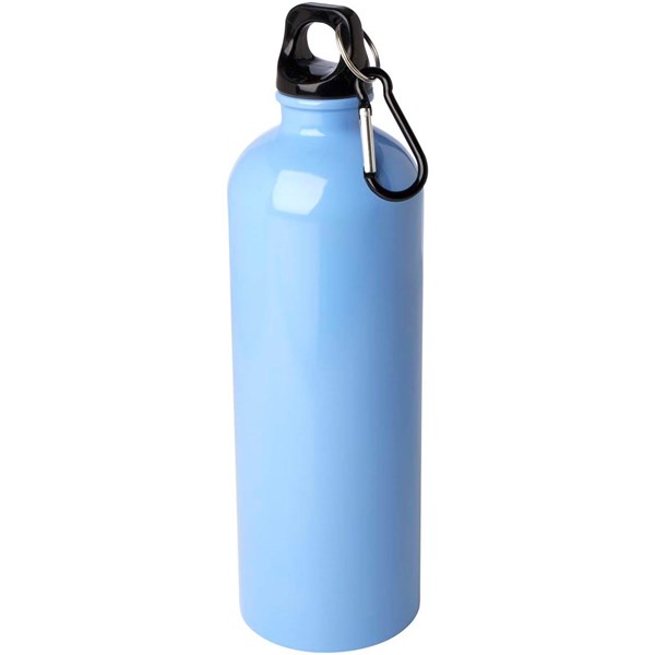 Obrázky: Nerezová láhev 750ml s karabinou, sv. modrá