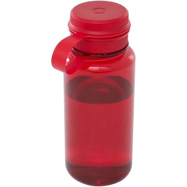 Obrázky: Sportovní láhev 900ml RPET, červená, Obrázek 2