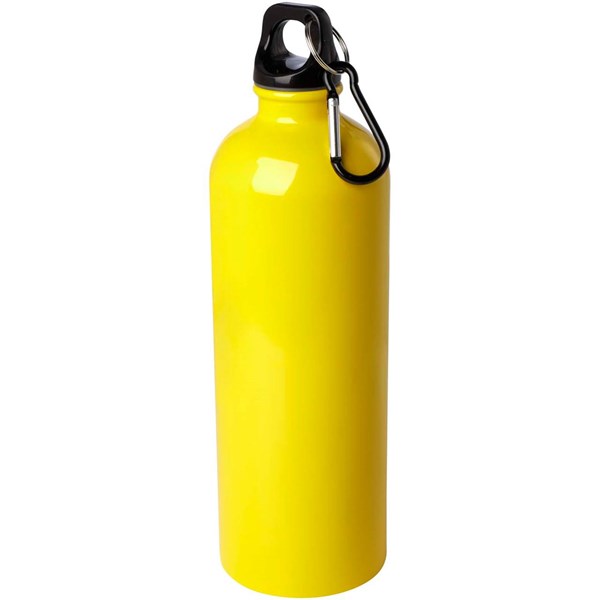 Obrázky: Nerezová láhev 750ml s karabinou, žlutá, Obrázek 2
