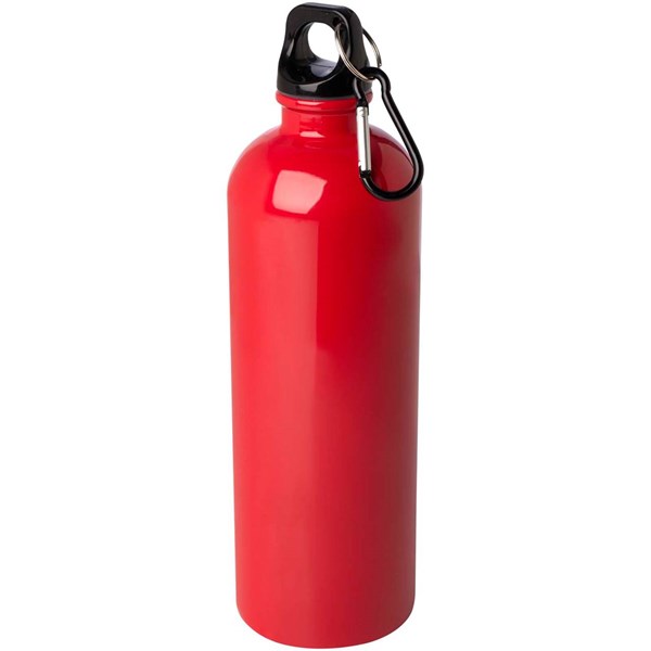 Obrázky: Nerezová láhev 750ml s karabinou, červená, Obrázek 2