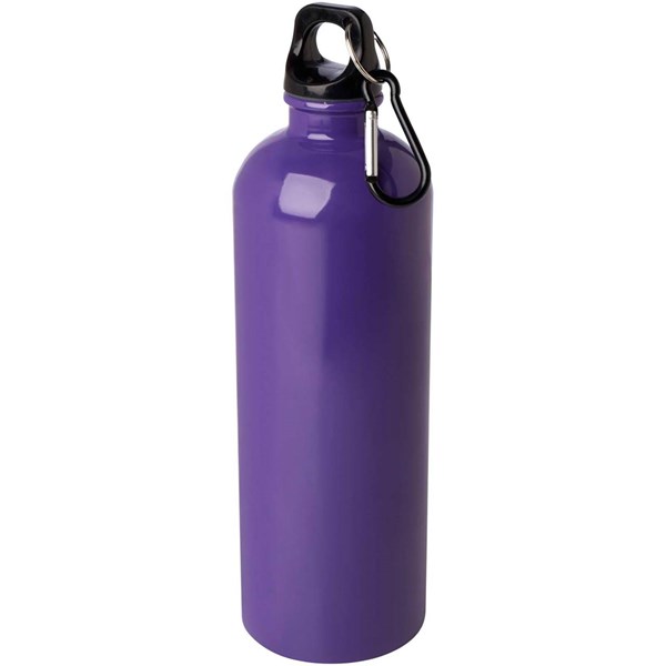 Obrázky: Nerezová láhev 750ml s karabinou, fialová, Obrázek 2