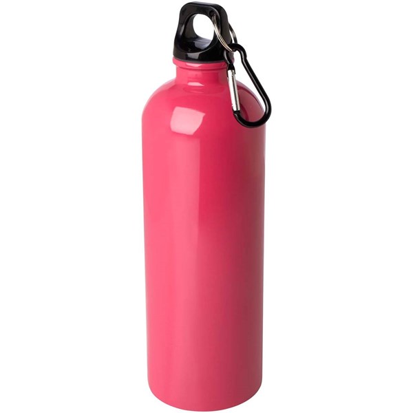 Obrázky: Nerezová láhev 750ml s karabinou, růžová, Obrázek 2