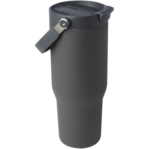 Obrázky: Izolovaný nerezový hrnek 900ml, šedá, Obrázek 2