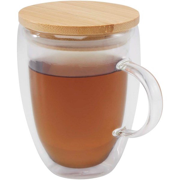 Obrázky: Skleněný hrnek, 350 ml a bambusovým víčkem, Obrázek 2