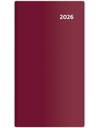 Obrázky: KAPSÁŘ čtrnáctidenní plánovací diář 2026 vínově červený