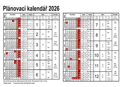Obrázky: Roční plánovací karta 2026, A5