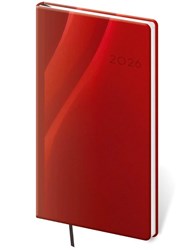 Obrázky: COLOR 2026, kapesní diář červený