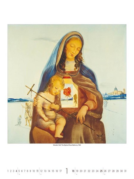 Obrázky: SALVADOR DALÍ, nástěnný kalendář 420x560 mm, Obrázek 2