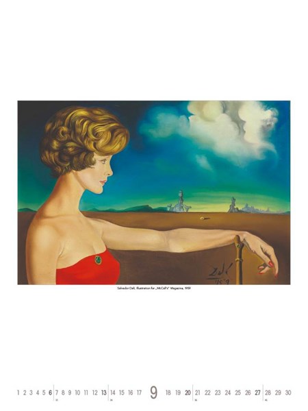 Obrázky: SALVADOR DALÍ, nástěnný kalendář 420x560 mm, Obrázek 13